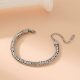 Europe and the United States new stainless steel embossed diamond simple summer bracelet ladies bracelet jewelry wholesale cross-border exclusive
