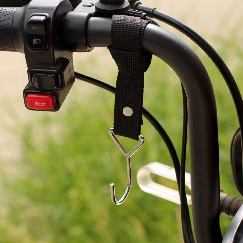 Nuevo gancho de coche eléctrico gancho de bicicleta multifuncional para llevar instalación gratuita casco de motocicleta gancho de cochecito