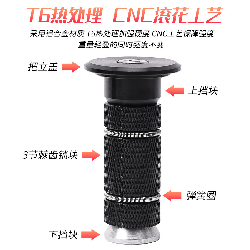 Horquilla delantera no estándar de bicicleta Horquilla delantera de 1 pulgada Expansión extendida especial Núcleo colgante de girasol con cubierta especial de la manija