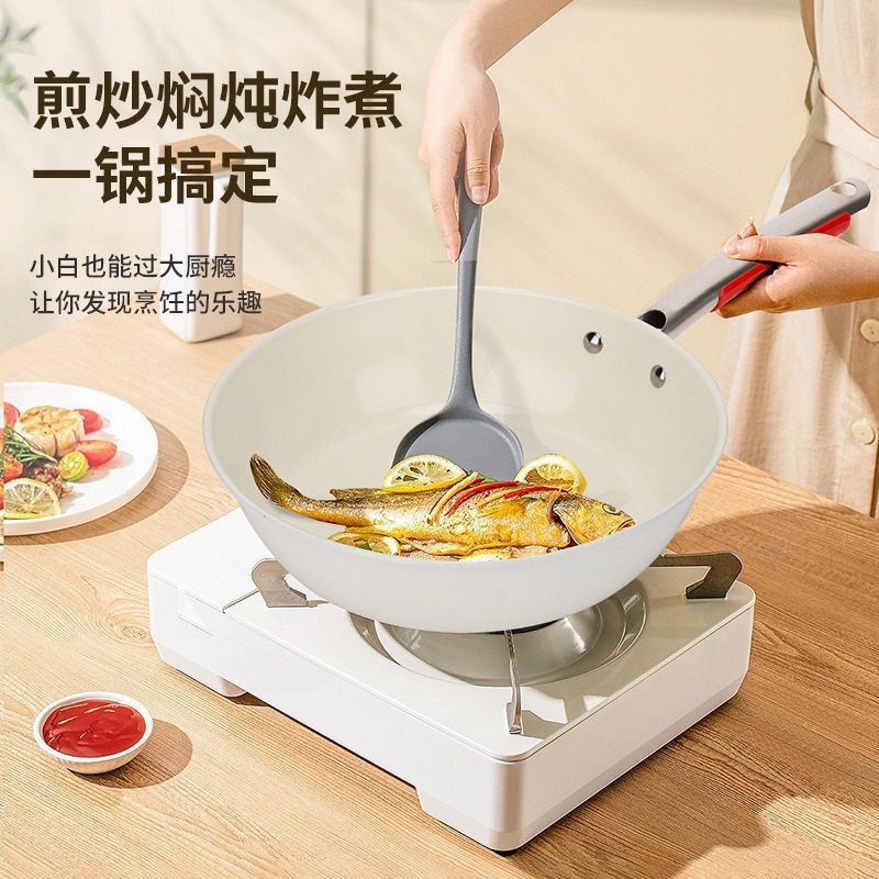 新商品の多機能焼き鍋家庭用フライパンは油煙がなくて、鍋にくっつかないです。|undefined