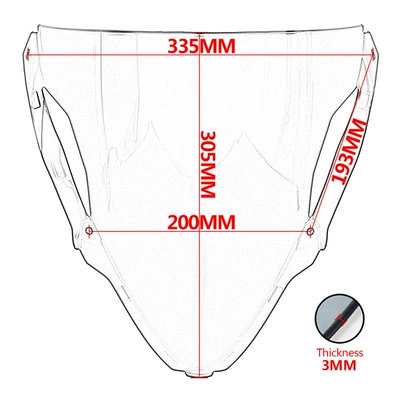 Modified Motorcycle Heightening — Motorcycle front windshield