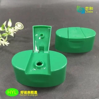 28牙400g花花盖 翻盖式洗发水盖子 加厚PP新料 韧性佳 支持定制任