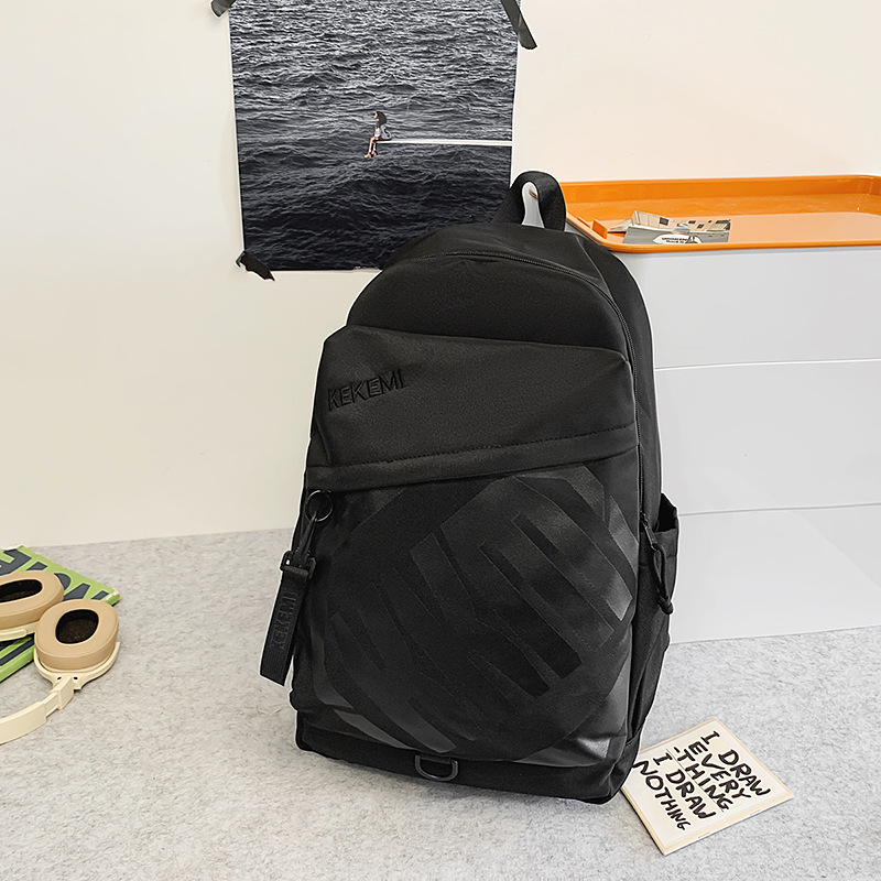 Mochila escolar, bolsa para estudiantes de secundaria y preparatoria, gran capacidad, resistente al desgaste, estilo urbano simple, gran capacidad, resistente al desgaste, doble hombro de viaje