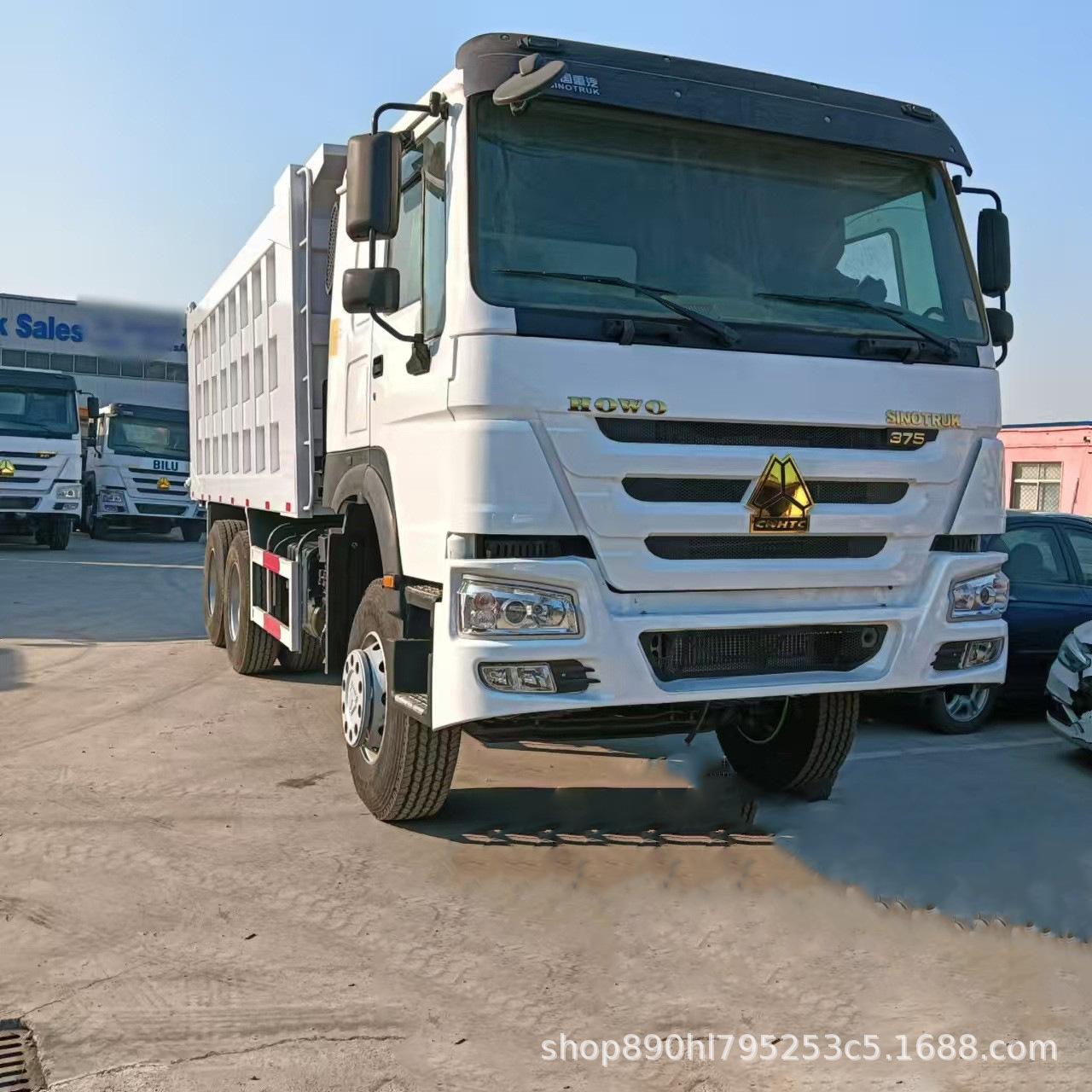Howo Mining Dump Truck for Transporting Metal Ore Tailings and Waste Materials, Howo 6×4 Four-Wheel Drive Heavy-Duty Truck