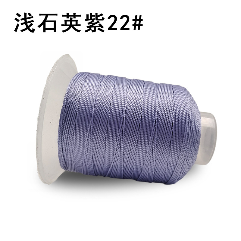 밝은 석영 보라색 3 가닥 22 #