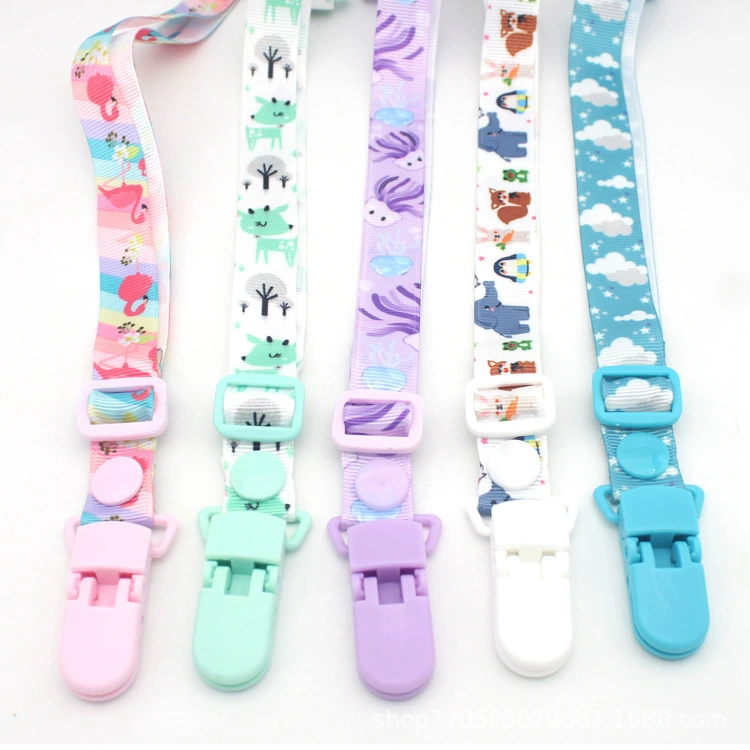 Цепочка для пустышки с защелкой от падения, ремешок для детских игрушек с защитой от потери, ремешок для прорезывателя с защелкой, ремешок для пустышки с защитой от падения.