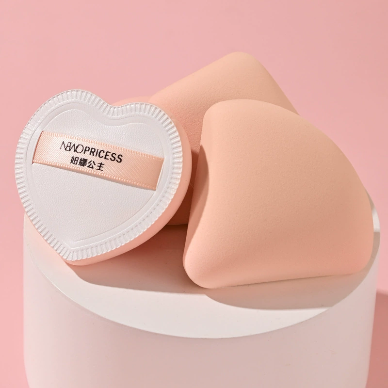 Cotton sponge, foundation, makeup primer, triangular loose powder, 4 pieces
