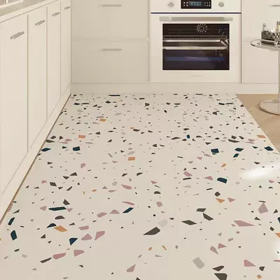 Avtomobil döşəmə paspasları, Non-Slip, Oil-Resistant, Washable, Wipeable Pvc - marble-b-5080cm-pvc