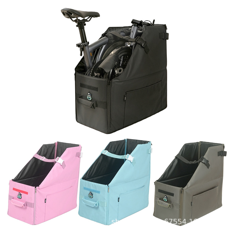 Mummy-Style Small Folding Bike Storage Bag, Dustproof Leather Oxford Cloth Storage Box for Car, Amazon