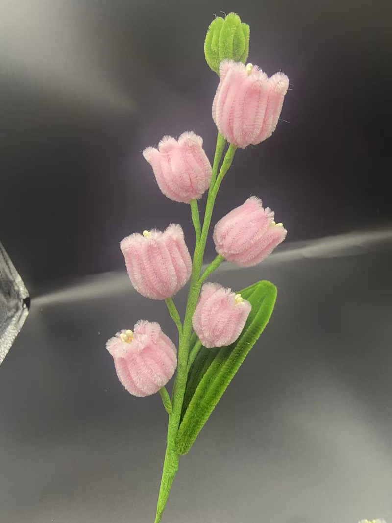 Single Twist Stick Finished Product, Handmade Arrangement Decoration, Lily Of The Valley Wedding Bouquet, Home_voghion.com