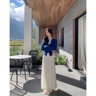 MULVAN �װ�ɫᘿ�����ȹŮ�ﶬ����A��ë����[��ȹ���L�����ȹ