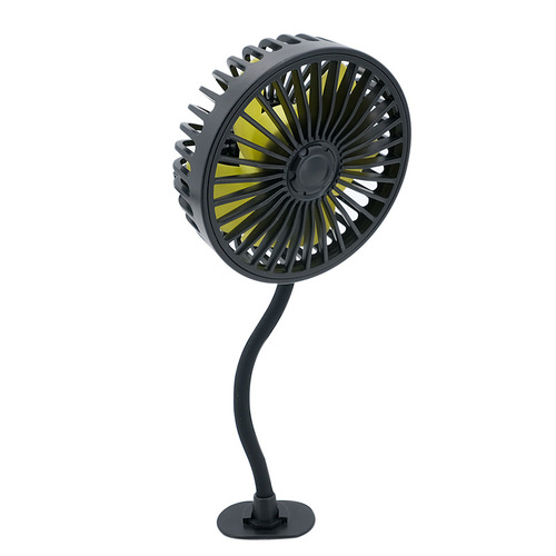 Car Flash F408 Car Silicone Soft Hose Fan Multi-angle Adjustment USB Fan Creative Car Accessory
