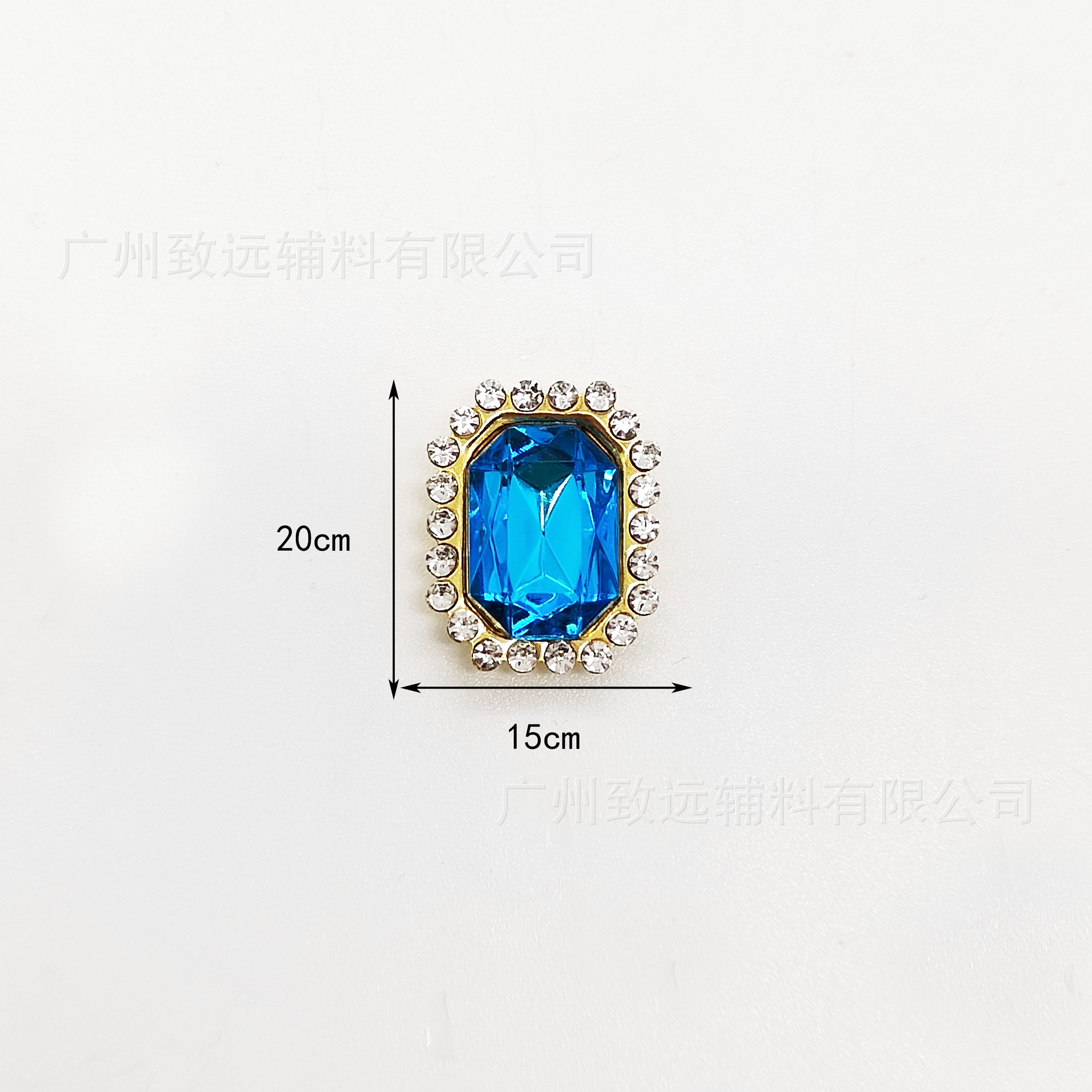 Adornos de pedrería para vestido de novia, hechos a mano, con forma de gota de agua, chapados en oro, octogonales, cuadrados, de 15x20 mm, para coser o pegar.