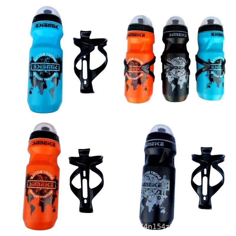 Deportes hervidor bicicleta de montaña con cubierta de polvo botella de agua botella titular traje accesorios de equipo de equitación