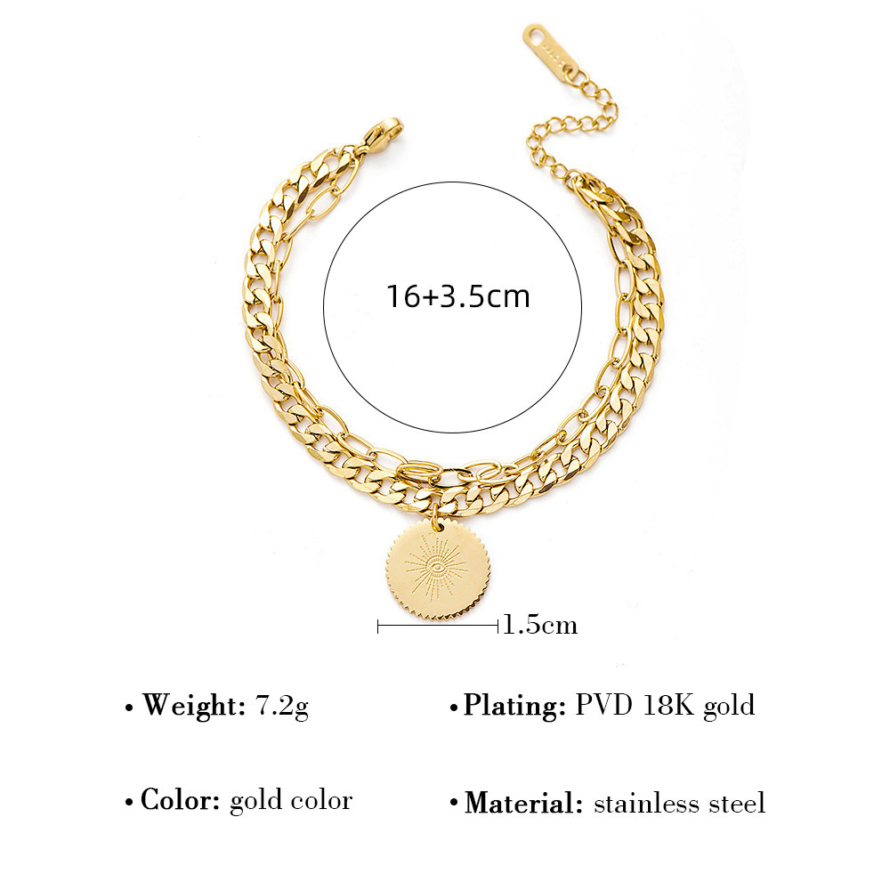 Oferta especial experiencia europea y americana joyería de acero titanio vacío galvanoplastia no decoloración no alérgica joyería pendientes collar fábrica al por mayor