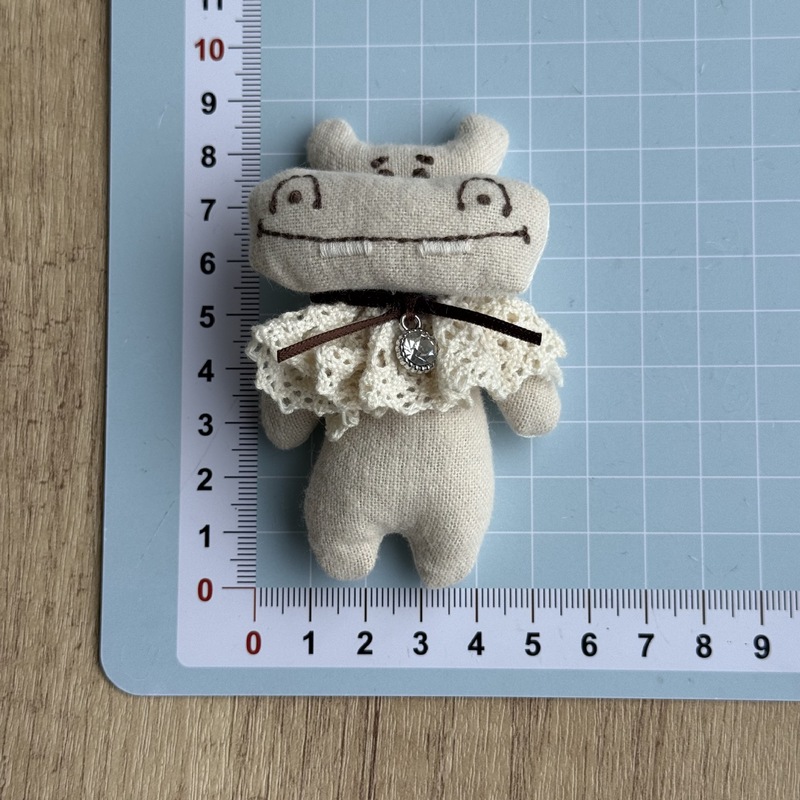 新款韩系布艺大嘴河马手工饰品服装辅料配件批发diy包百搭配饰|undefined