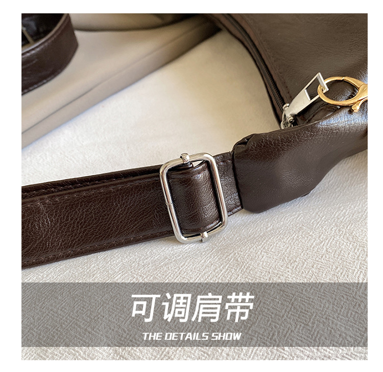 Simple and large-capacity bag for women, 2024 new style, fashionable and versatile casual single-shoulder bag, student commuting crossbody tote bag undefined