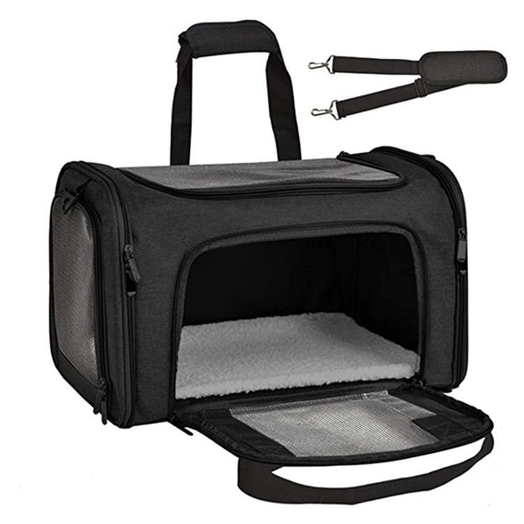 Amazon al por mayor bolsa de mascotas para mascotas fuera bolsa portátil mochila de hombro transpirable alambre de acero soporte de banda inferior