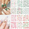 Nail stickers, summer fruit fresh fake nails for nails, suitable for import, new collection