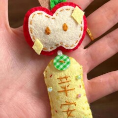 苹安不织布御守挂件可爱寓意好手工幸运包包装饰钥匙扣生日礼物