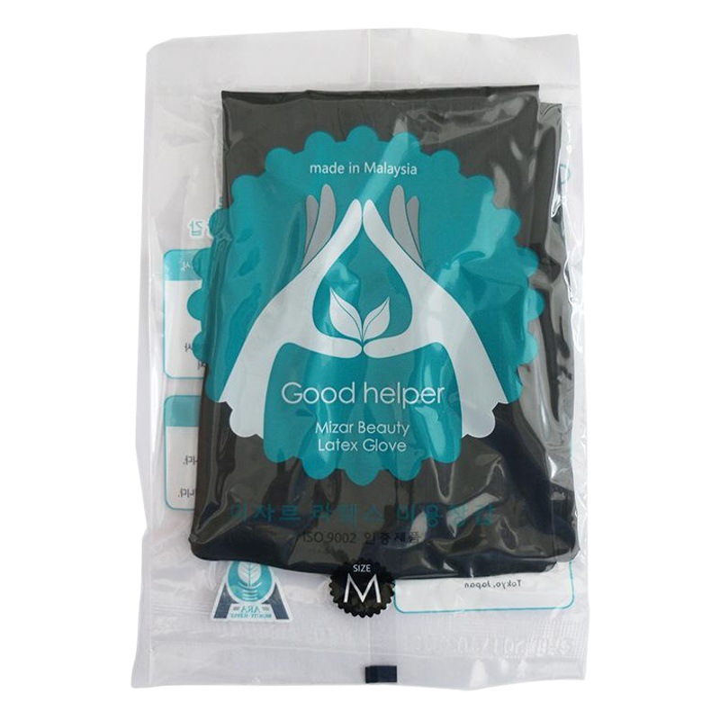 En stock belleza de protección y guantes de peluquería herramientas de teñido en caliente impermeable espesado látex antideslizante guantes negros productos para el cuidado del salón de pelo