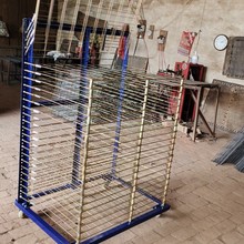 25层千层架厂家仓储货架丝印喷涂台车PCB板架翻转网格周转车