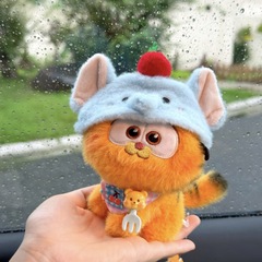 正版大象头套加菲猫包包挂件可爱女生礼物挂件卡通毛绒钥匙扣礼物