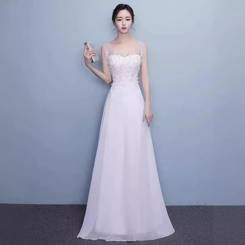 Evening Dress for Students, Elegant and Classy Host Attire for Art Exams, Adult Ceremony, Graduation Gown, 2026 New Summer Model
