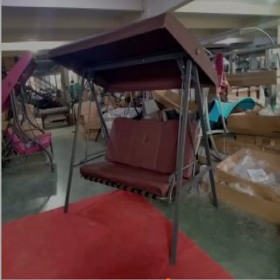 三人花园秋千户外摇摆椅公园座椅现货