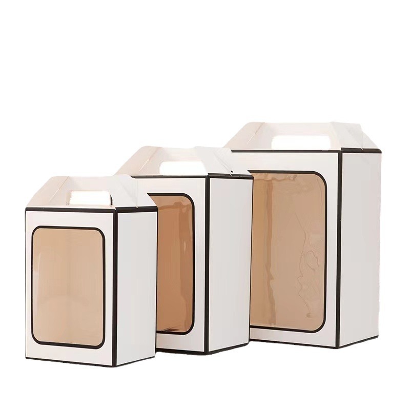 Bolso bolsa de regalo al por mayor caja de regalo Festival de boda ventana transparente bolsa de regalo de embalaje de moda