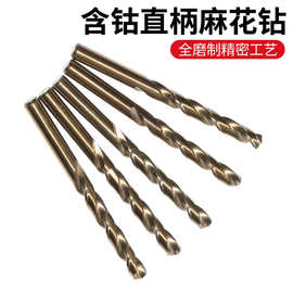 厂家直销高速钢含钴麻花钻头电钻打孔不锈钢工具高硬度直柄麻花钻