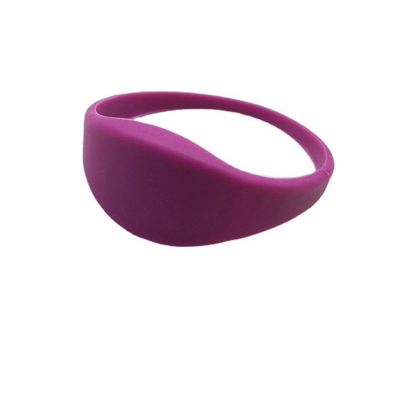 闭合式复旦IC芯片手环定制RFID硅胶腕带高频射频智能感应身份识别