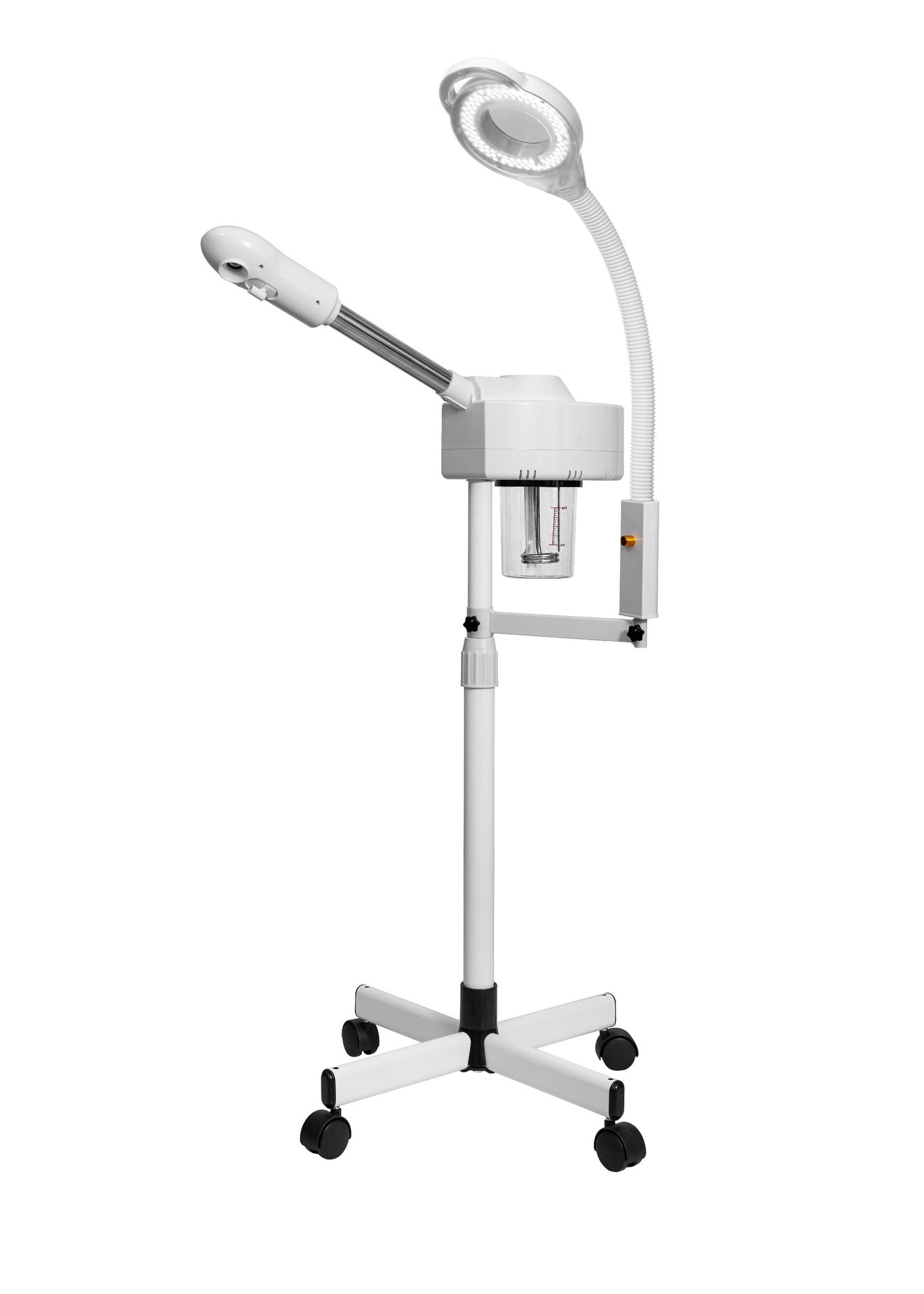 Máquina de pulverización de calor de un solo tubo para salón de belleza, vapor de cara especial 2 en 1 nanómetro pulverización de agua, vapor de cara al por mayor