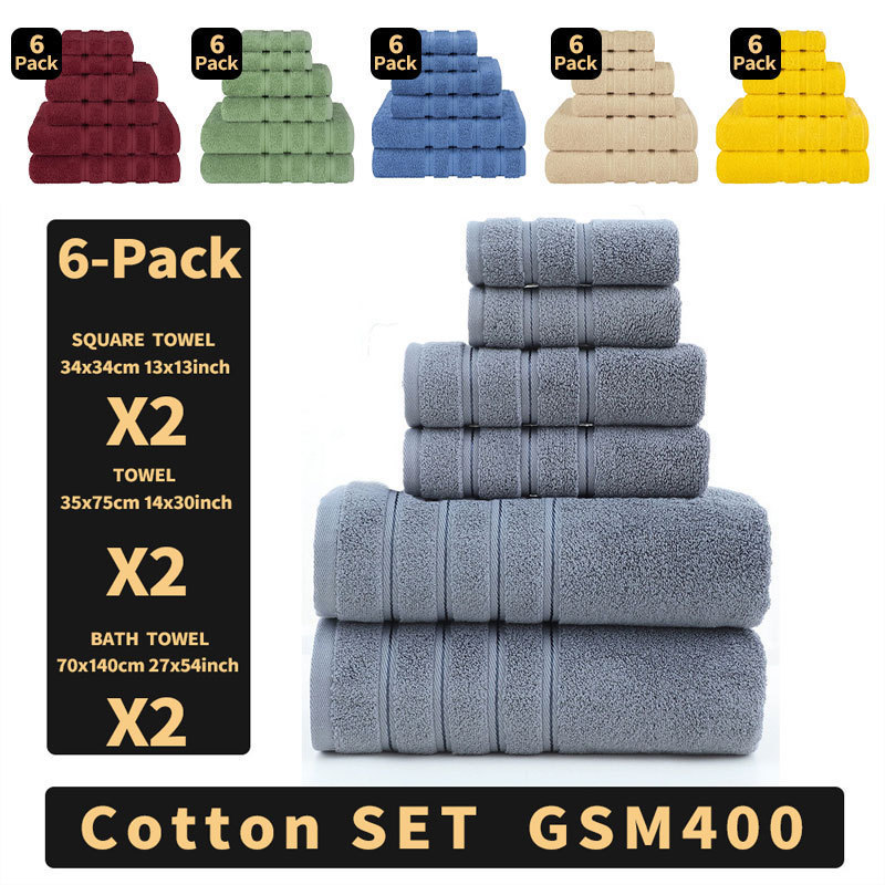 Cross-Border Supply of Pure Cotton Plain Large Towel Set, Square Towel, Bath Towel Three-Piece Set, Export Gift Logo Customization Wholesale Cross-Border Supply of Pure Cotton Plain Large Towel Set, Square Towel, Bath Towel Three-Piece Set, Export Gift Logo Customization Wholesale