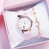 Cute Japanese children's watch, cartoon quartz watches with bow, for secondary school, Korean style