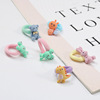 Cute fruit cartoon hair rope, children's hairgrip, elastic accessory, wholesale