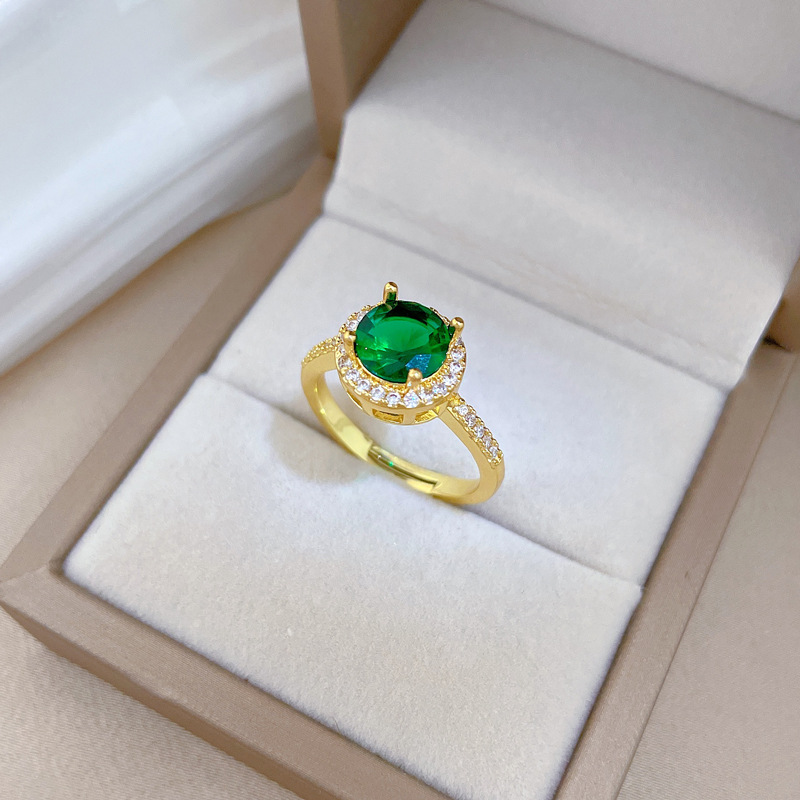 Offener Zirkonring Für Damen Modischer Designer Fingerring_voghion.com
