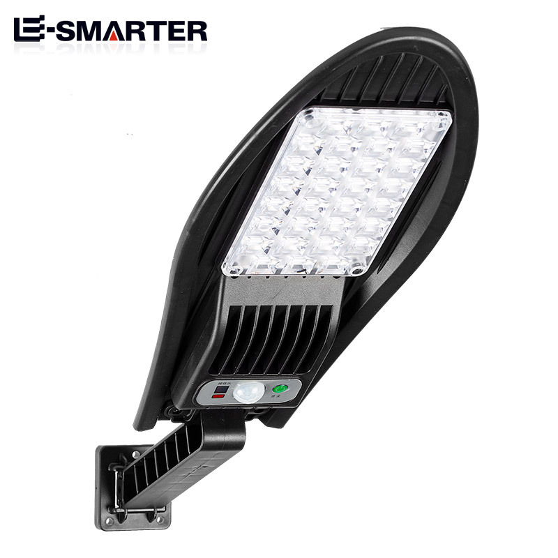 Transfronterizo lámpara de calle de inducción LED ángulo ajustable carga solar larga resistencia control remoto acampar al aire libre lámpara de calle