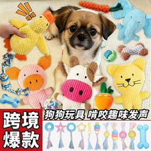 宠物玩具工厂直供狗狗磨牙耐咬自嗨解闷可水洗玩具柴犬萨摩狗批发