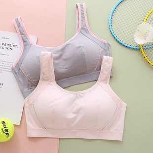 Girls Bra Students Underwear Women's Vest 14-year-old 13 Junior High School High School Sports Girls Big Children Development Summer