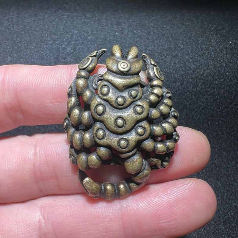 Copper Scorpion Xizang Lima Copper Jewelry Vintage Pendant Key Pendant Brass Scorpion