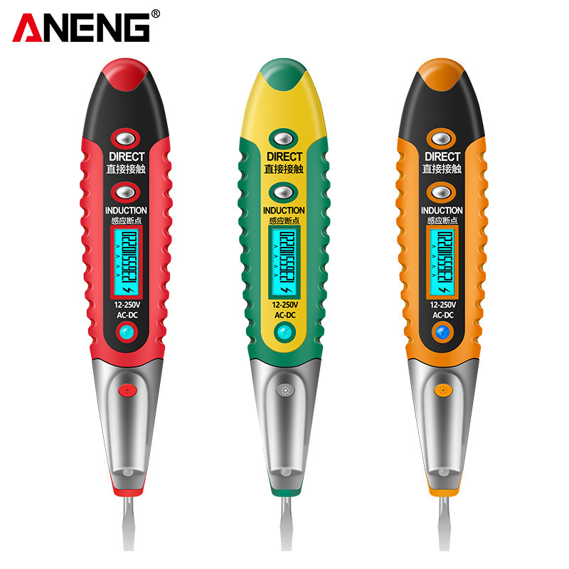 Aneng非接触誘導測定ペンデジタル表示多機能電気ペン電気技師検査電気ペン音光警報|undefined