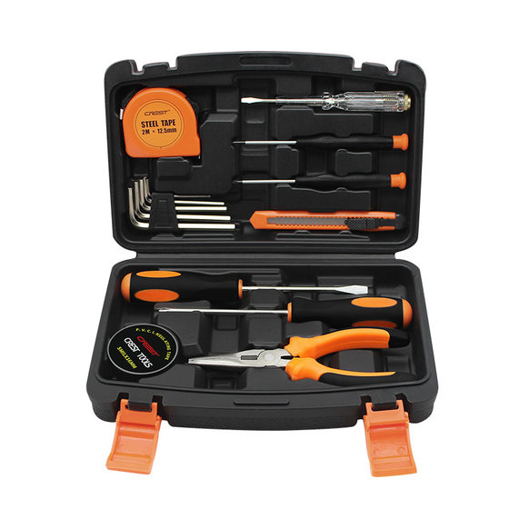 Red home toolbox suit hardware home multi-function maintenance 15 208015 gift group purchase wholesale