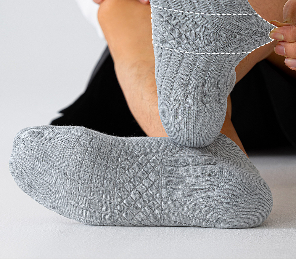 Sport sokken voor heren met demping en ademend mesh materiaal_voghion.com
