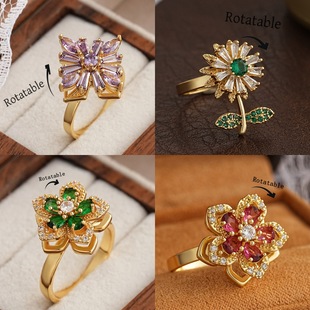 ����360���D��ָŮʿ�D���~�����ɫ�ʯ������ָ�h�W���羳