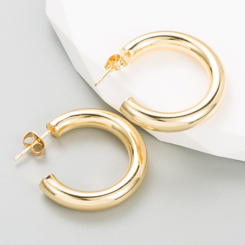 Fashion Geometric Alloy Plating Earrings display picture 4