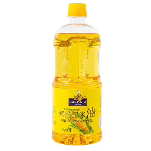 Household corn oil 1L edible fresh embryo vegetable oil large bottle pressed corn oil baking and frying vegetable oil