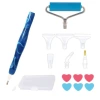 Box resin pen Shenlan+blue roller+3 red 3 blue love