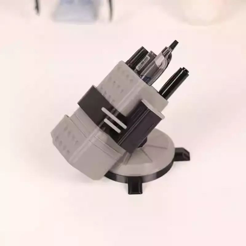 3D プリントペンホルダーミサイル収納ボックス回転ペンホルダーオフィス学生デスクトップクリエイティブ装飾品|undefined