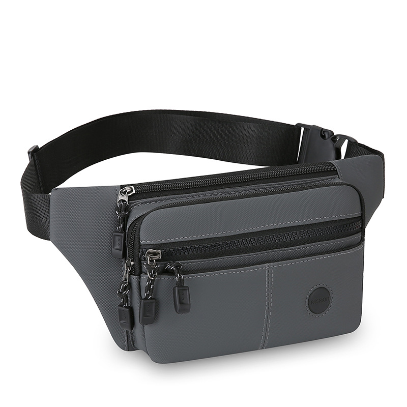 Riñonera para hombre, bolso de hombro simple nuevo portátil de moda, bolso de pecho de tendencia casual de todo fósforo, bolso de mensajero de almacenamiento multicapa